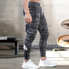 Men's Camouflage Multi-Pocket Workout Training Pants