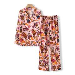 2023 Stylish Minimalist Women's Couple Pajamas Set